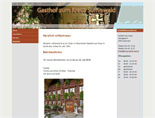 Tablet Screenshot of kreuz-sumiswald.ch